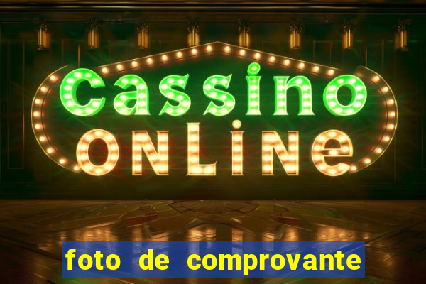 foto de comprovante de pix falso