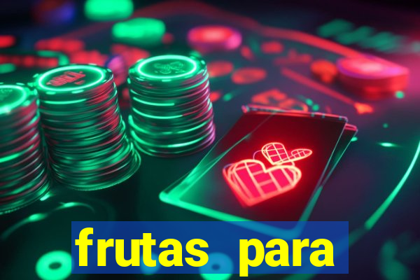 frutas para imprimir e recortar