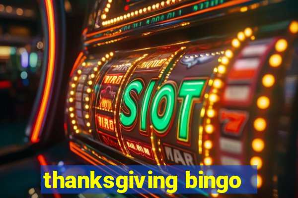 thanksgiving bingo