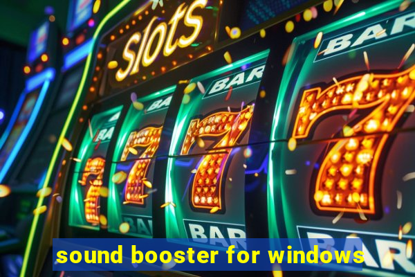 sound booster for windows