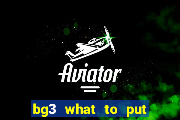 bg3 what to put in ancient altar