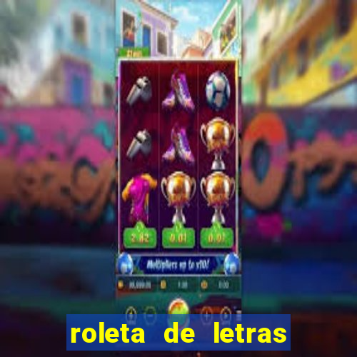 roleta de letras stop online