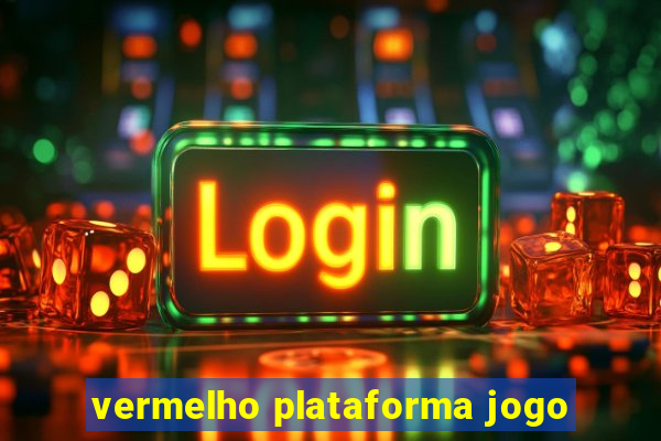 vermelho plataforma jogo