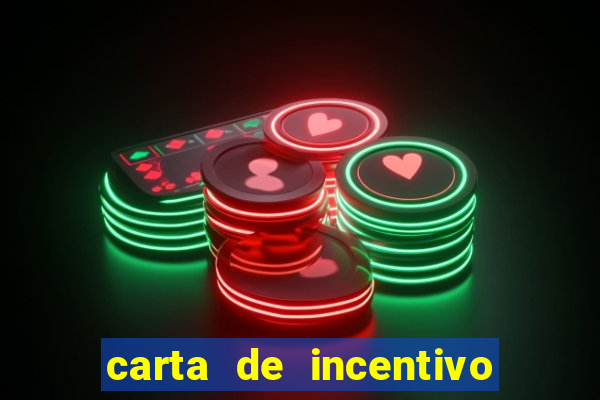 carta de incentivo para alunos