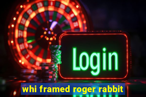 whi framed roger rabbit