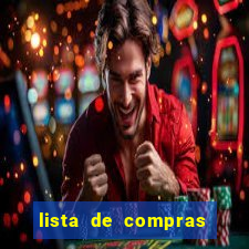 lista de compras supermercado para imprimir