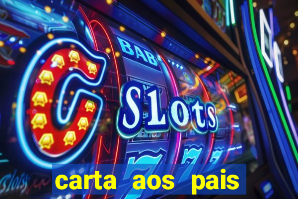 carta aos pais rubem alves