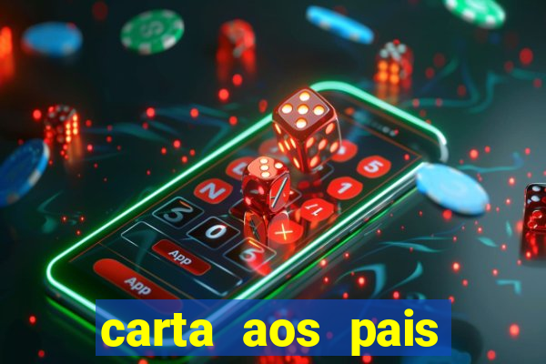 carta aos pais rubem alves
