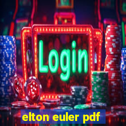 elton euler pdf