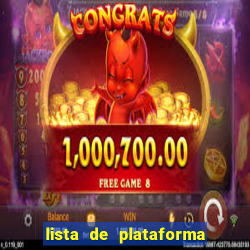 lista de plataforma de jogos