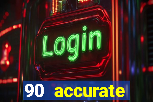 90 accurate football predictions
