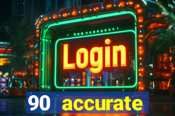 90 accurate football predictions