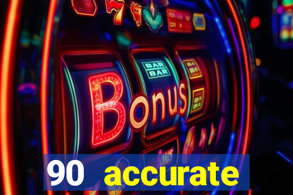 90 accurate football predictions