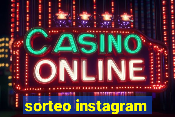 sorteo instagram