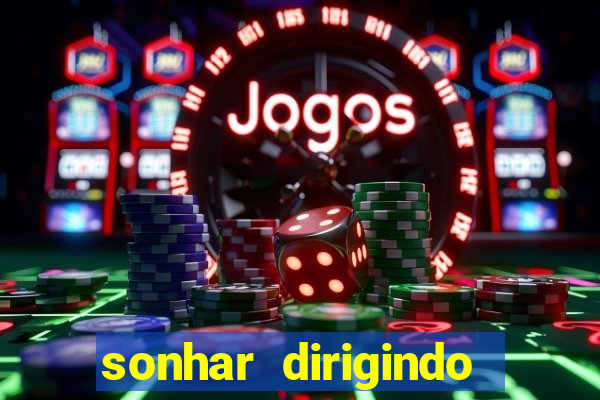 sonhar dirigindo carro jogo do bicho