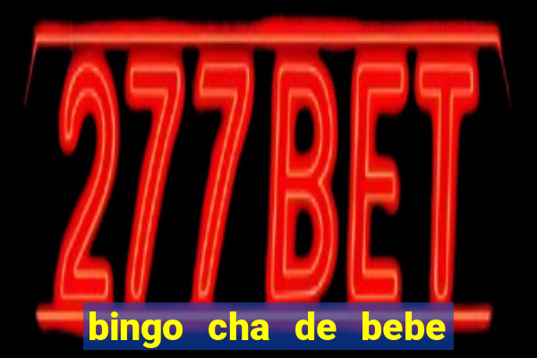 bingo cha de bebe cartelas para imprimir