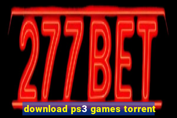 download ps3 games torrent