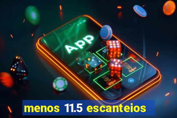 menos 11.5 escanteios