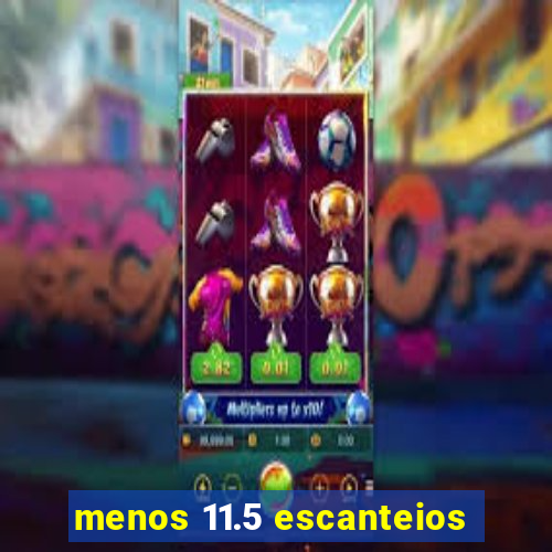 menos 11.5 escanteios