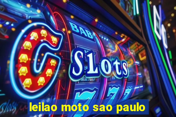 leilao moto sao paulo