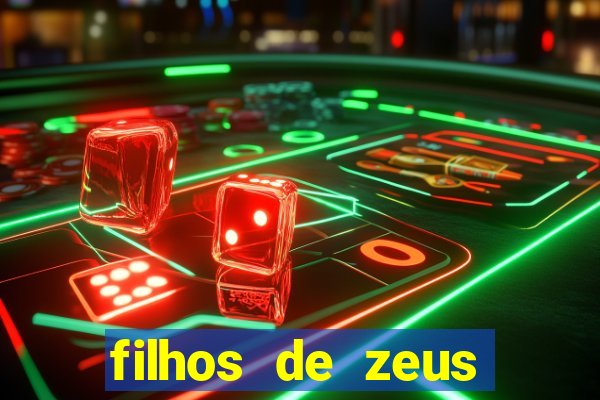 filhos de zeus mitologia grega