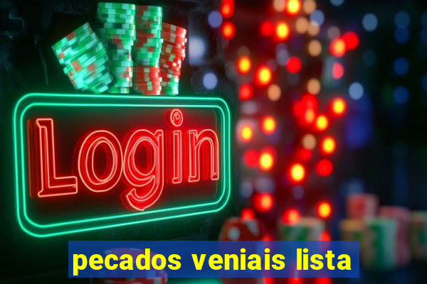 pecados veniais lista