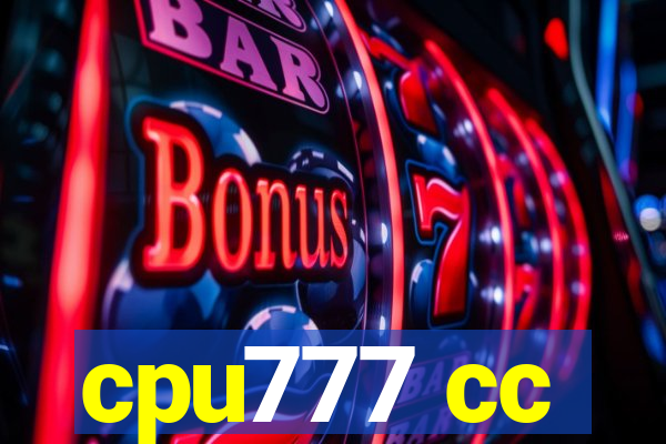 cpu777 cc