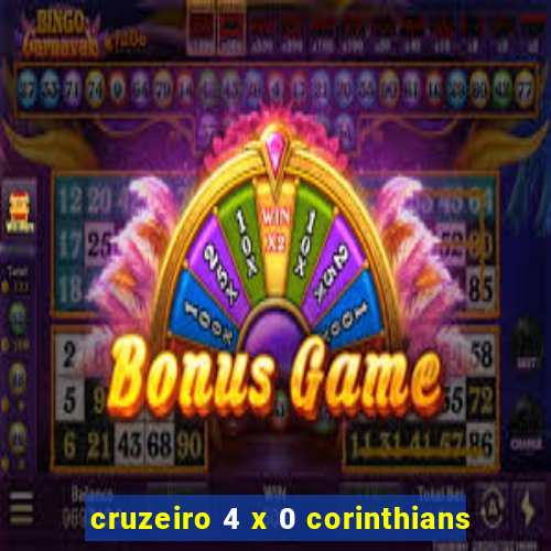 cruzeiro 4 x 0 corinthians