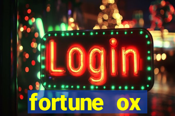 fortune ox horários pagantes