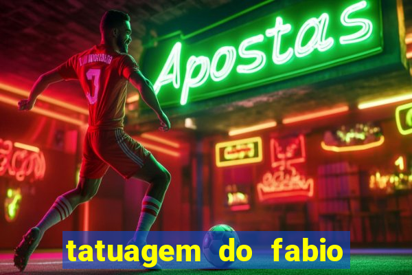 tatuagem do fabio goleiro do cruzeiro