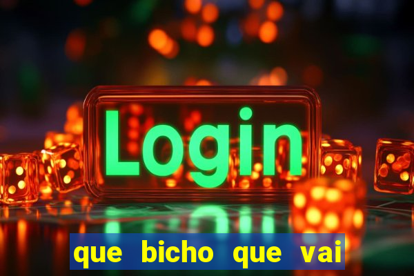 que bicho que vai dar hoje
