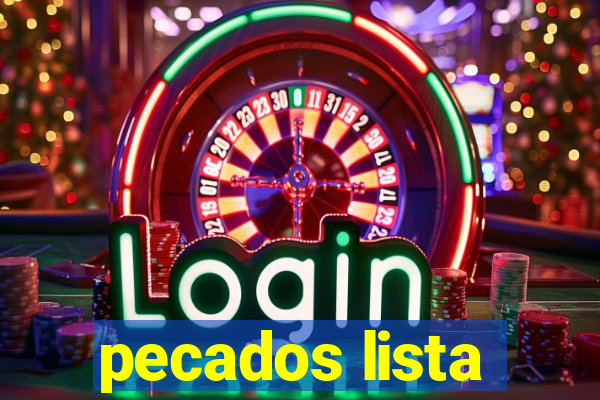 pecados lista