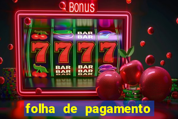 folha de pagamento para preencher word