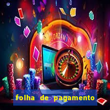folha de pagamento para preencher word