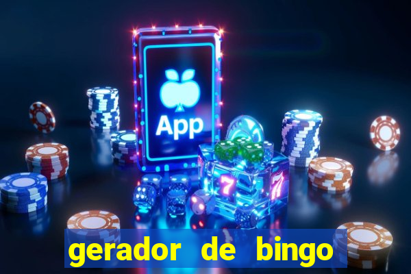 gerador de bingo de palavras