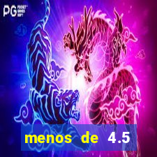 menos de 4.5 escanteios o que significa