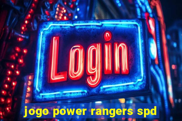 jogo power rangers spd