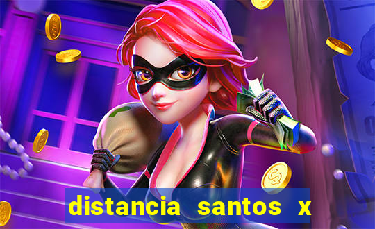 distancia santos x rio de janeiro
