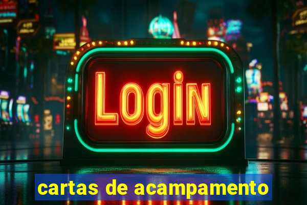 cartas de acampamento