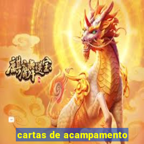 cartas de acampamento