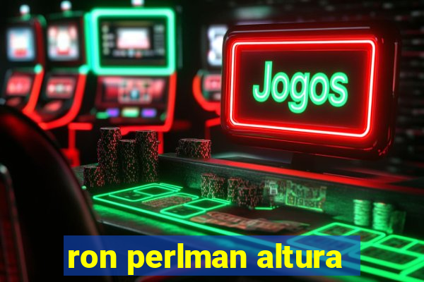 ron perlman altura
