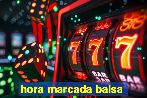 hora marcada balsa