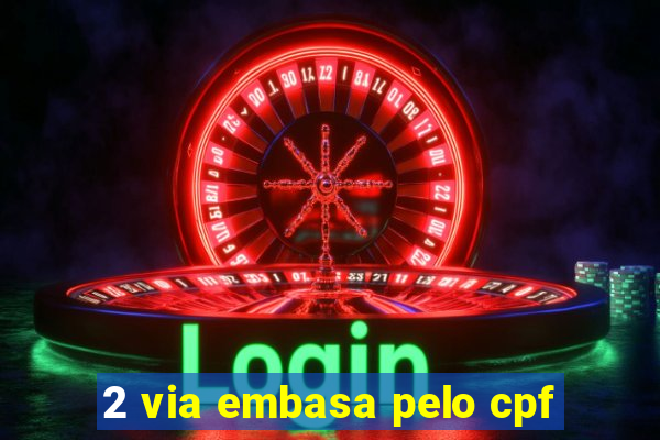 2 via embasa pelo cpf