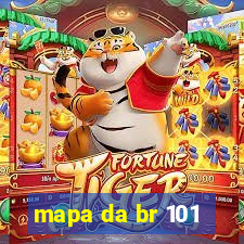 mapa da br 101