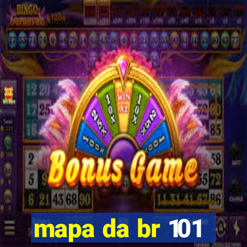 mapa da br 101