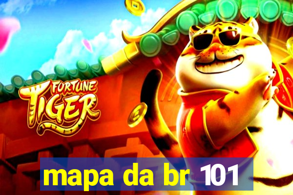 mapa da br 101