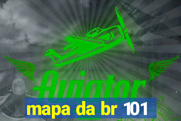 mapa da br 101