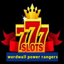 wordwall power rangers
