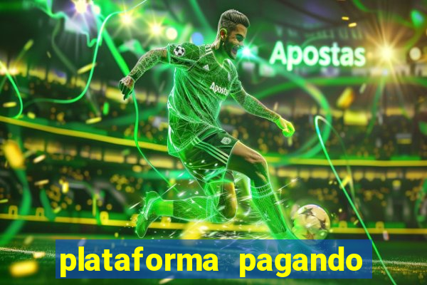 plataforma pagando bonus no cadastro