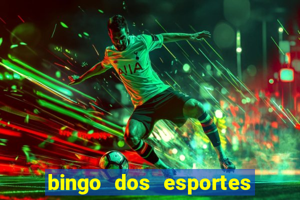 bingo dos esportes para imprimir